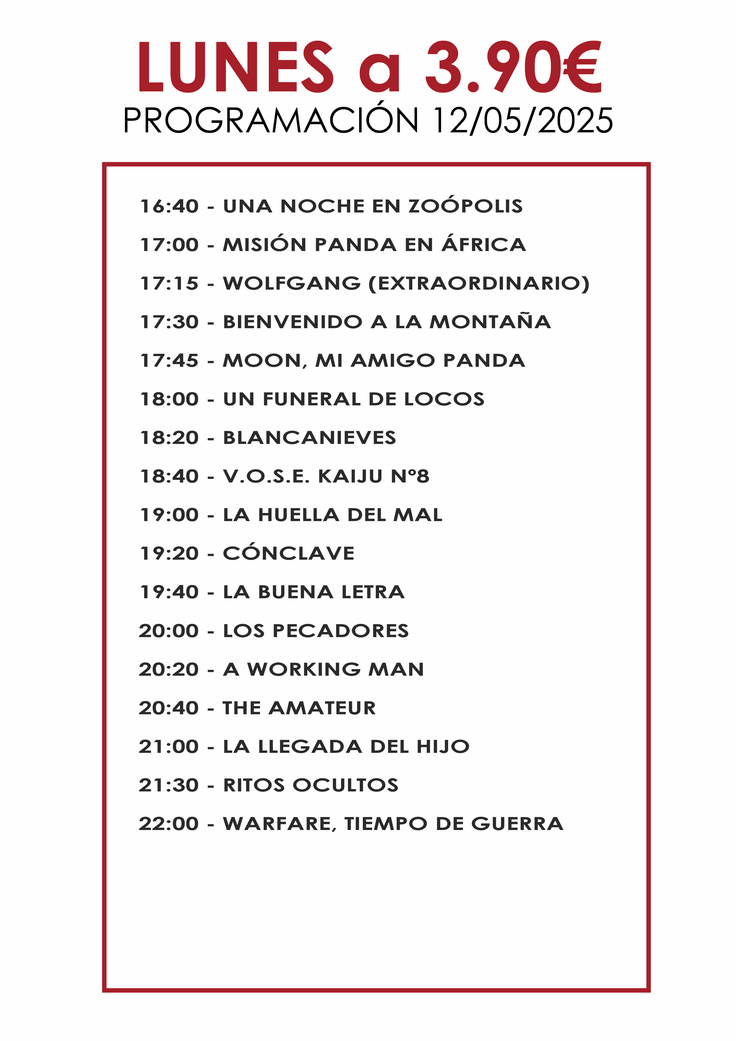Lunes 3 euros Quadernillos 20 01 25